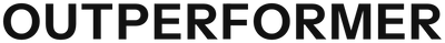 OUTPERFORMER wordmark black