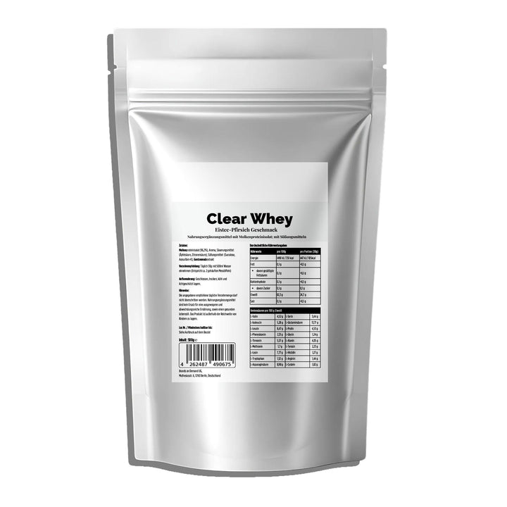 Clear Whey Isolat — Pfirsich-Eistee, 500 g