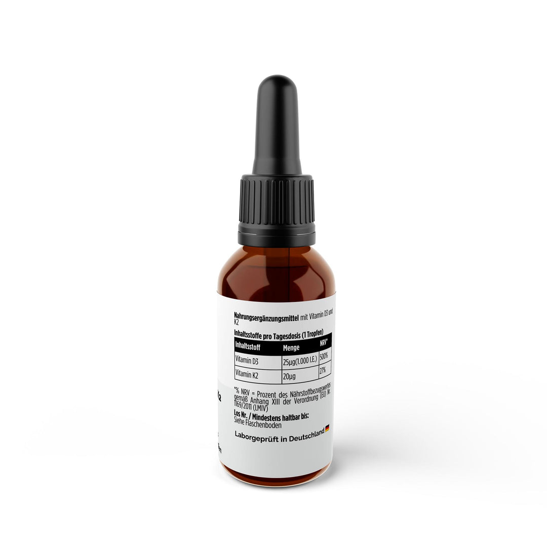 Vitamin D3 + K2 Tropfen — 1.000 IE, 50 ml