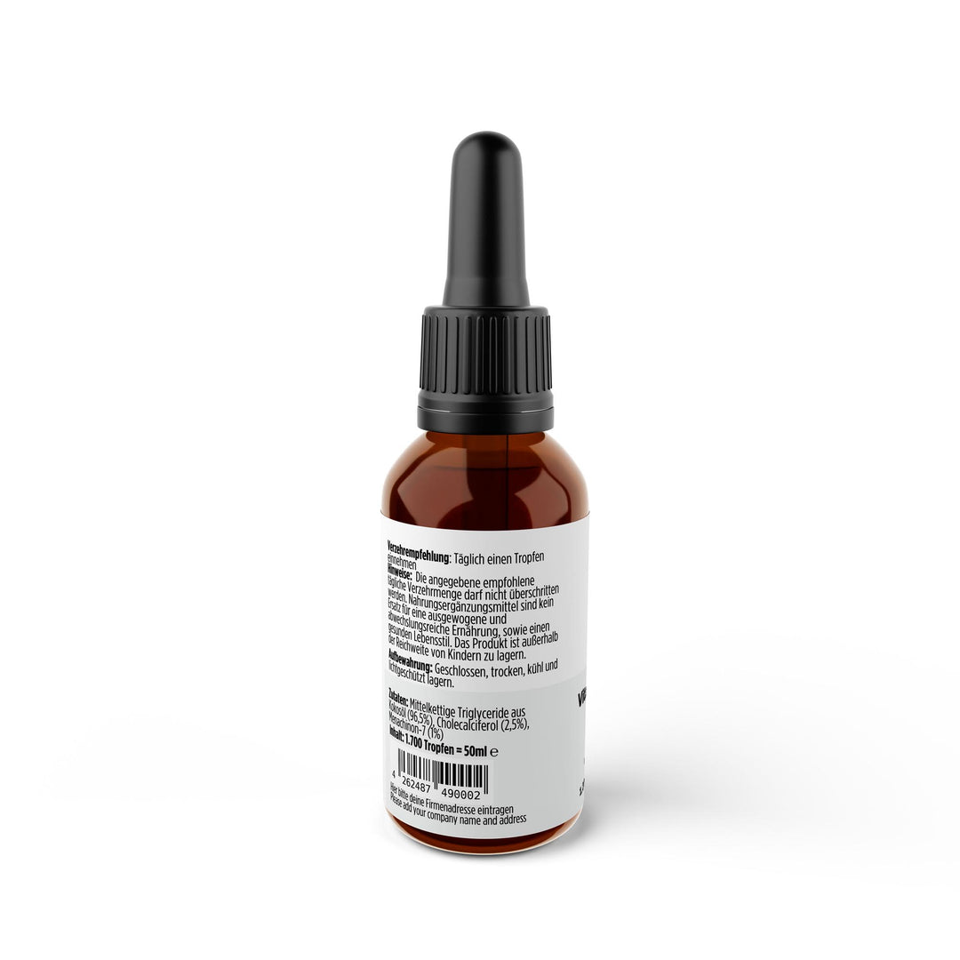 Vitamin D3 + K2 Tropfen — 1.000 IE, 50 ml