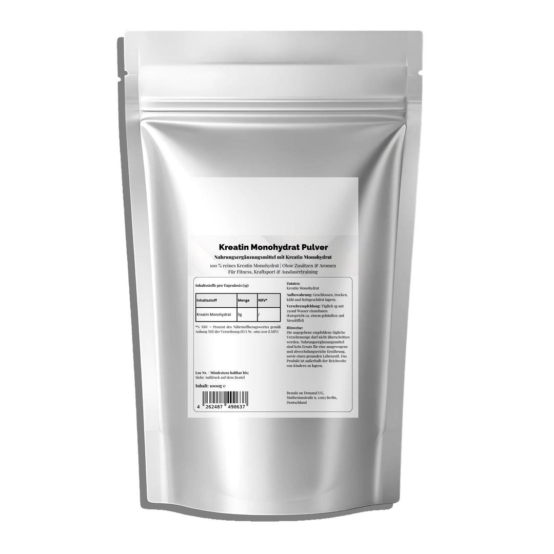 Kreatin-Monohydrat — 1 kg, geschmacksneutral