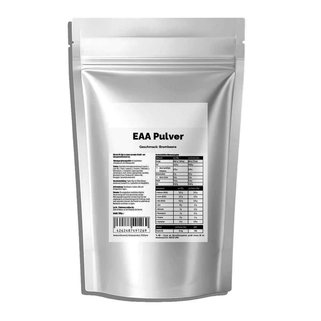 EAA Essenzielle Aminosäuren — Brombeere, 500 g