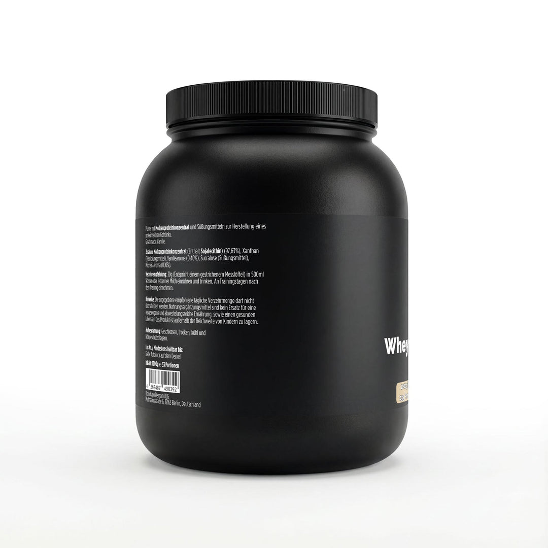 Premium Whey Protein — Vanille, 1 kg