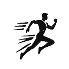 Outperformer Runner Logo Black
