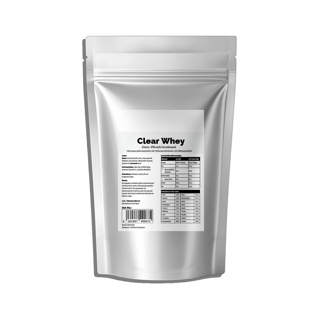Clear Whey Isolate Peach Iced Tea